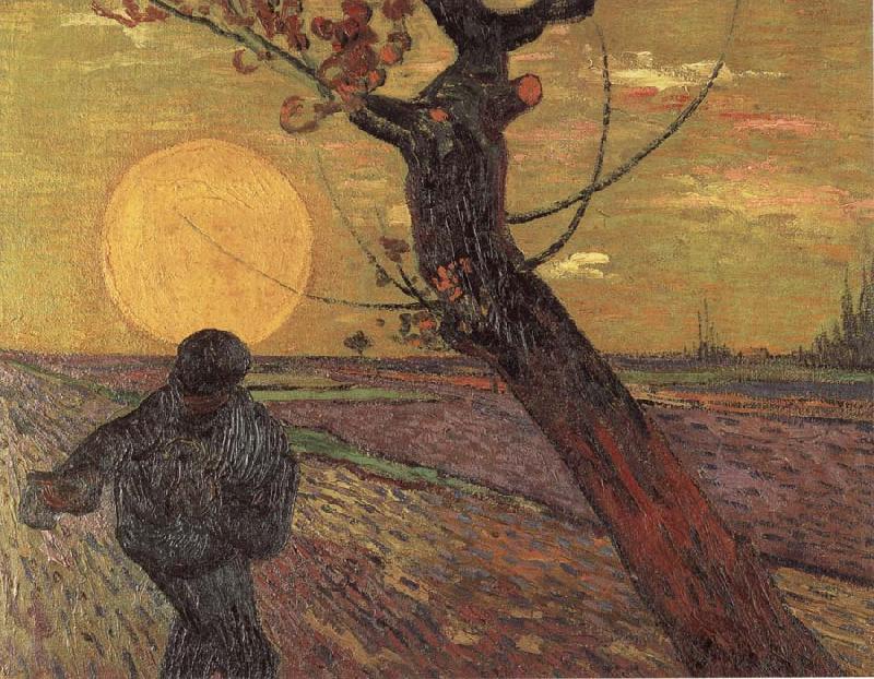 Vincent Van Gogh The Snower oil painting image